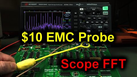 EEVblog #1188 - $10 DIY EMC Probe using Scope FFT