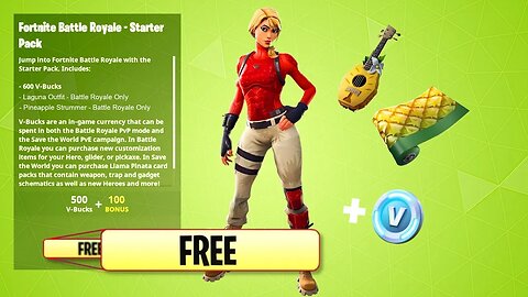 How to Get "LAGUNA STARTER PACK" FREE in Fortnite! New "LAGUNA STARTER PACK" Leaked (Starter Pack 6)