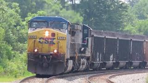 CSX Loaded Coal Train from Marion, Ohio July 24, 2021