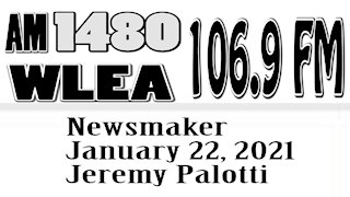 Wlea Newsmaker, January 22, 2021, Hornell School Superintendent Jeremy Palotti