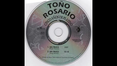 Tono Rosario - Sin Truco (Radio Version) (1995)