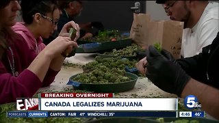 Canada legalizes marajuana