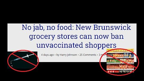 New Brunswick Stores Can Refuse To Sell The Unvaccinated Food