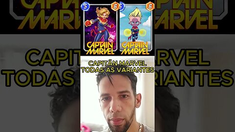 CAPITÃN MARVEL TODAS AS VARIANTES MARVEL SNAP #marvelsnap