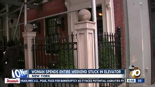 Woman stuck in elevator inside townhome for three days