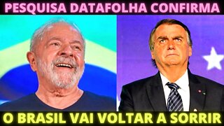 DATAFOLHA: Lula tem 18 pontos sobre Bolsonaro