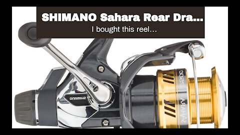 SHIMANO Sahara Rear Drag Spinning Fishing Reel,