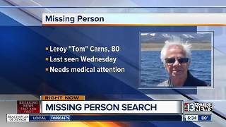 Leroy "Tom" Carns missing in Las Vegas