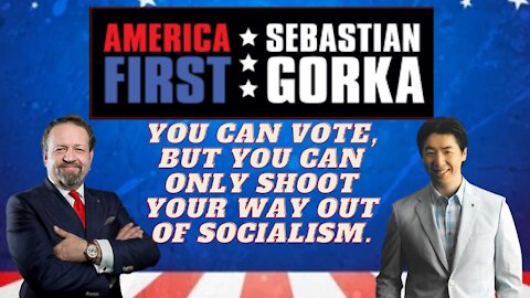 You can vote, but you can only shoot your way out of socialism. Justin Moon with Sebastian Gorka