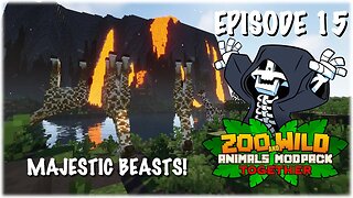 The Giraffe Exhibit! - Minecraft SMP: Zoo and Wild Animal (ZAWA) Mod - S3E15