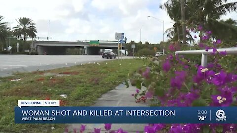Searches continues for gunman who killed woman at West Palm Beach intersection