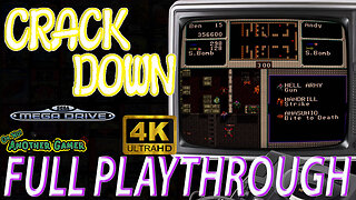 Crack Down (1990) [Sega Mega Drive aka Genesis] 🎮🔥 Intro + Gameplay (full playthrough)