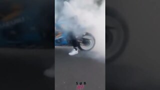 SUZUKI GSXR BURNOUT