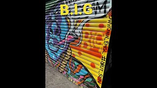 B.I.G mural in Brooklyn, nice!