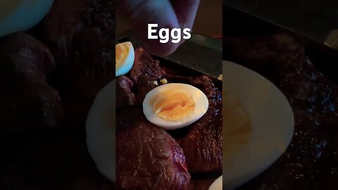 The Main Carnivore Meal #steak #egg #carnivore #bodybuilding #food #hit #cooking #fitness #beef