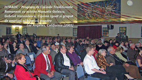 Program de Colinde cu actrita Manuela Golescu, Gabriel Vamvulescu, Ciprian Ignat și grup de enoriași ai bisericii noastre [2001]