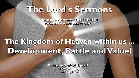 Rhema April 1, 2023 ❤️ The Kingdom of Heaven within us... Jesus explains Matthew 13:31