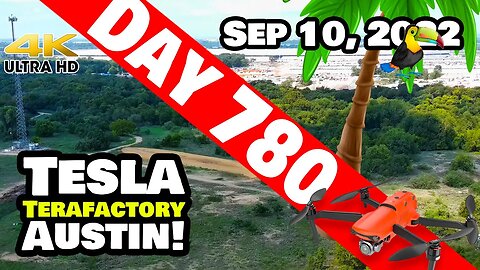 GIGA TEXAS ECO PARADISE REVEALED! - Tesla Gigafactory Austin 4K Day 780 - 9/10/22 - Tesla Texas