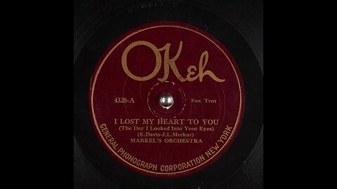 I Lost My Heart to You (The Day I Looked into Your Eyes) - Markel's Orchestra