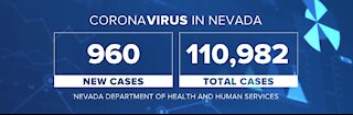 Increase in daily coronavirus cases in Nevada