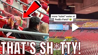 Washington Commanders Fan COVERS UP after Fed Ex "SEWAGE LEAK" May Have RETURNED!