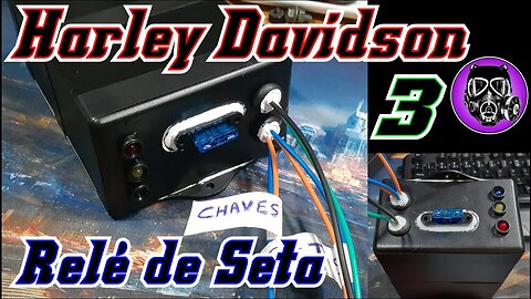 Relé de Seta Harley Davidson ( Módulo Pisca ) ou Adaptar #03 - Sunset 57 Moto a Diesel de Goiânia )