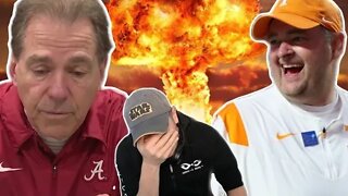 Tennessee BEATS Alabama in LEGENDARY SEC Game - Alabama Winning Streak ENDS