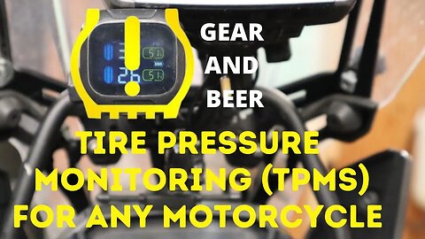 Tire Pressure Monitoring for ANY Motorcycle