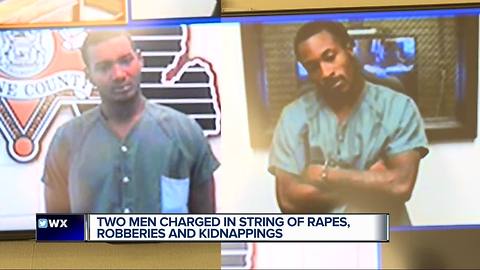 Detroit men charged in string of kidnappings, rapes & robberies