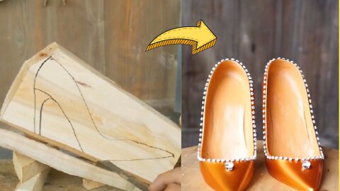 How To Make Wooden High Heels - Woodworking DIY