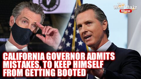 California Governor Admits Mistakes, to Keep Himself from Getting Booted