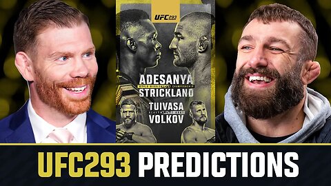 UFC 293 PREDICTIONS!!! | Round-Up w/ Paul Felder & Michael Chiesa 👊