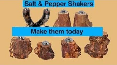 How to make organic salt and pepper shakers #shorts