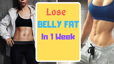 10 Minute ABS workout and Lose Belly Fat In 1 Week