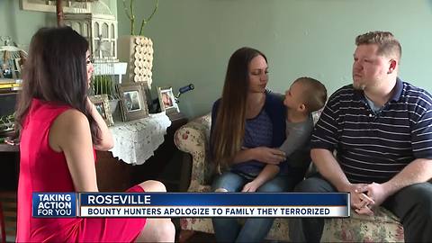 Bounty hunters apologize to family they terrorized
