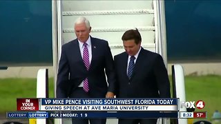 V.P. Mike Pence is in SWFL to visit private Catholic university