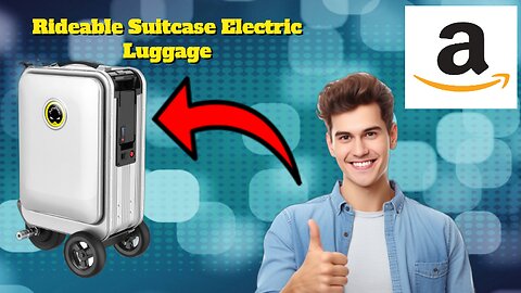 Airwheel SE3S Smart Rideable Suitcase Electric Luggage Scooter For Travel (silver)
