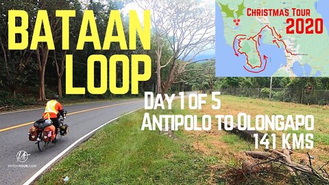 BATAAN LOOP—BICYCLING ALL OF BATAAN — DAY 1: ANTIPOLO to OLONGAPO