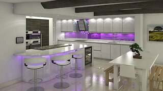 LED lighting in the kitchen - Modern kitchen - Design ideas