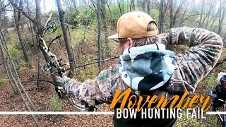 UNFORTUNATE BOW HUNTING MISHAP! Hunting Wisconsin Rut