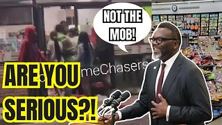Mayor Brandon Johnson SLAMS Chicago Citizens Referring To HOODLUMS as the MOB after RIPPING UP STORE
