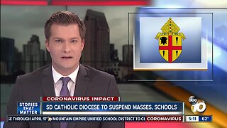 SD Catholic Diocese to suspend masses, schools