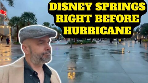 Disney Springs Right Before Hurricane Nicole