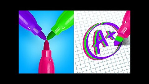 SMART SCHOOL HACKS AND ART IDEAS