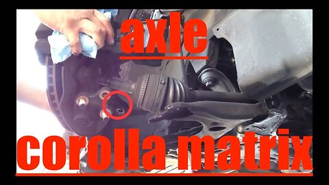 Wrong AXLE Replacement TOYOTA Corolla Matrix √ Fix it Angel