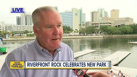 Riverfront Rock celebrates new park opening