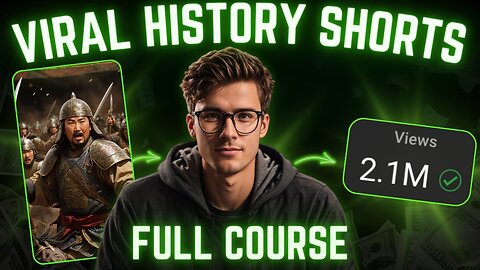 How to Make Viral History Shorts - FULL Course ($900/Day)