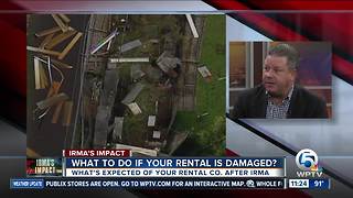 What do I do if my rental property was damaged by Hurricane Irma?