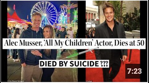 SOAP STAR ALEC MUSSER DEAD AT 50 From Vaccine?