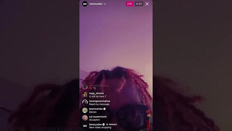 FAMOUS DEX IG LIVE: Dex Announce New Album Dropping Soon & Violate A Guy Calling Him G*y (09-03-23)